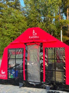 Tente gonflable Hans Sovereignty de KanSilva - vue de face avec entrée